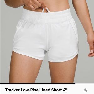 Lululemon Tracker Low Rise Shorts